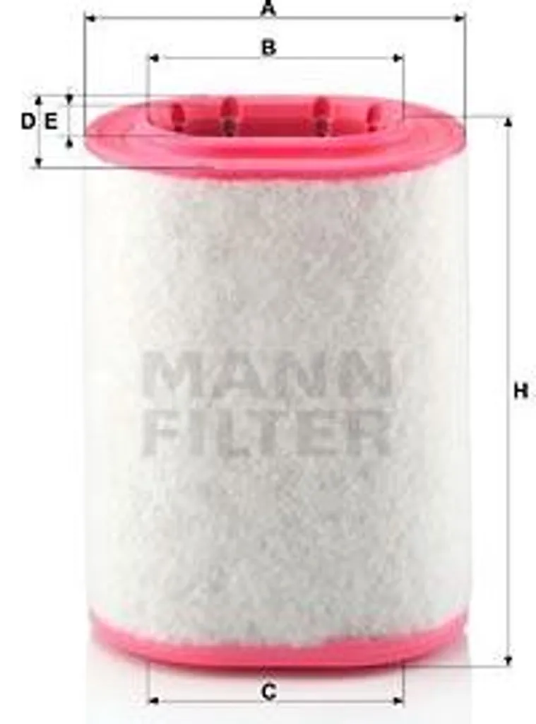 Filtre à air moteur MANN-FILTER C18161 compatible Range Rover III L322