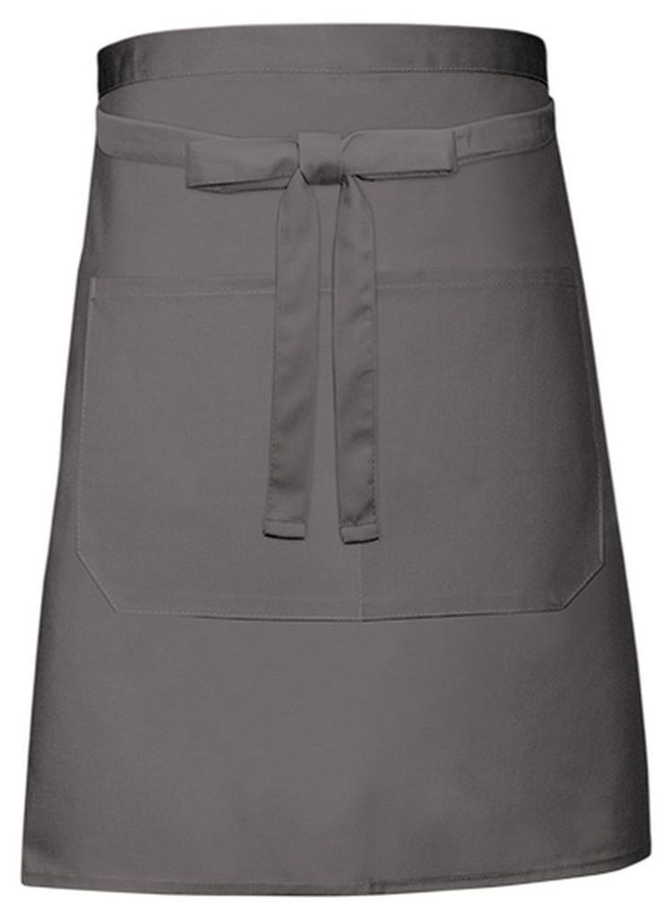 Link Kitchen Wear - Bäckerschürze, Tasche LT5285 (Einheitsgröße) (Dunkelgrau)