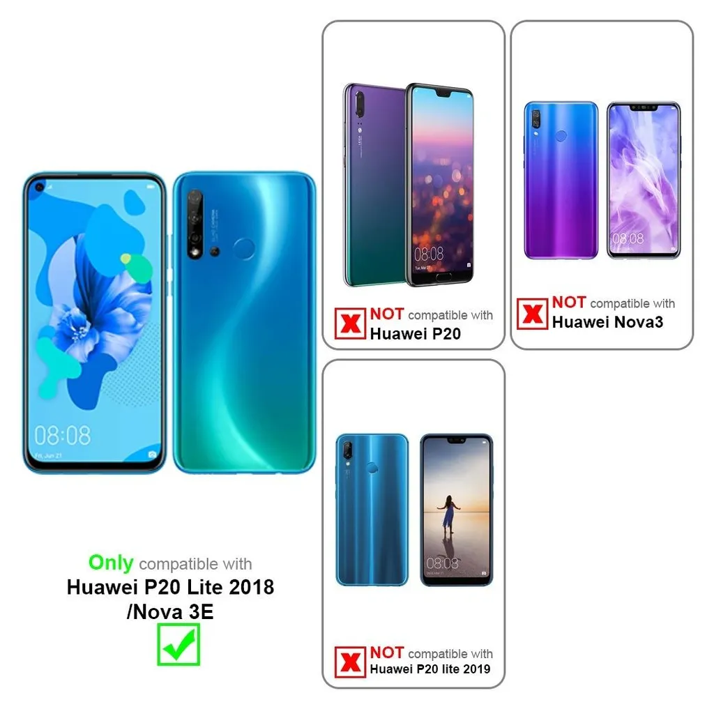 Brotect AirGlass Matte Protezione Schermo Per Huawei P20 Lite 2018 - Pellicola Anti-Riflesso 9H [Made In Germany] - 2