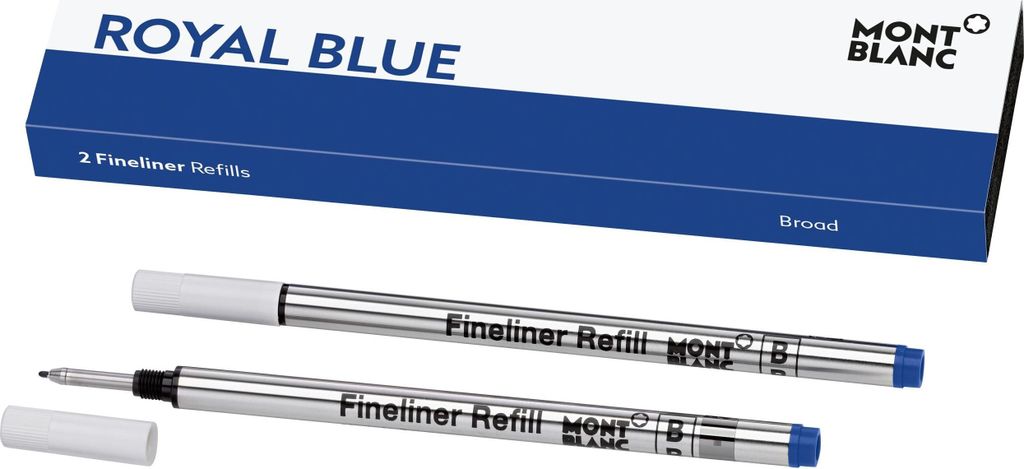 MONTBLANC Finelinerminen B royal blue 2 Stück