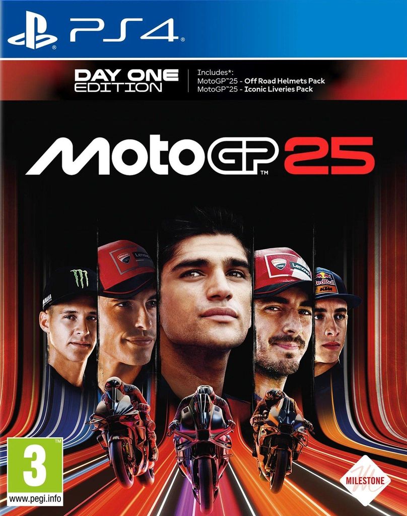 MotoGP 25 Day 1 Edition (PS4) Spiel Produktbild 