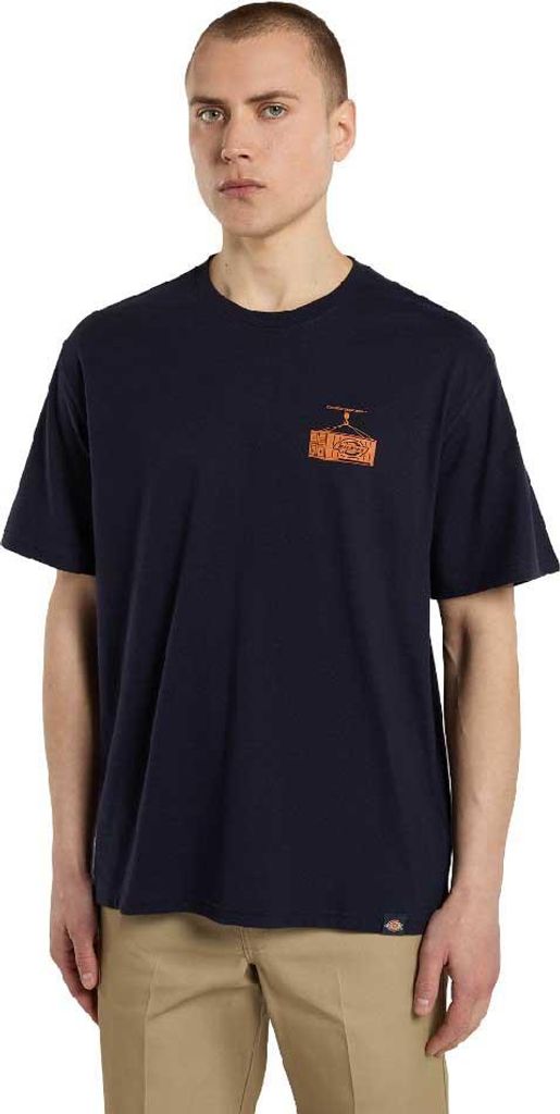 Dickies Apison Kurzarm-t-shirt Blau S Mann Blau S