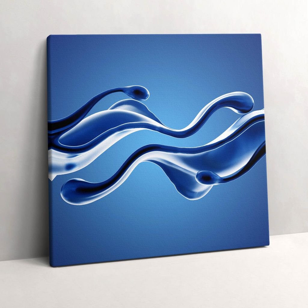 Liquid abstraction – Leinwandbild Wandbild – 60x60 cm – Leinwandbilder – Wandbilder – Schlafzimmer – Flur