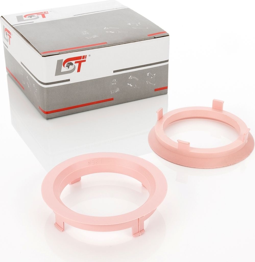 2x ZENTRIERRING DISTANZRING FÜR ALUFELGEN - GRÖßE Ø 70,1 mm - Ø 58,1 mm