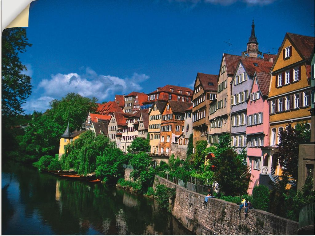 ARTland Wandbild, selbstklebend Tübingen am Neckar Größe: 40x30 cm