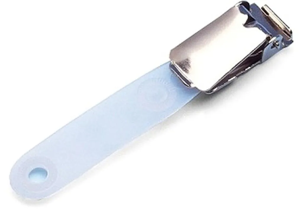 Support badge visiteur pour salon professionnel lot 100 clips métal