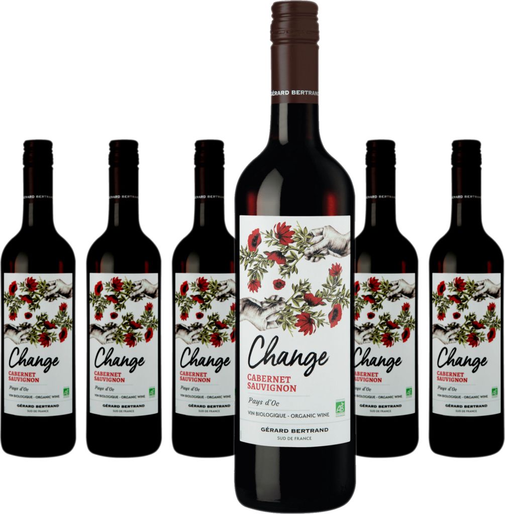 6 x Gérard Bertrand Change Cabernet Sauvignon