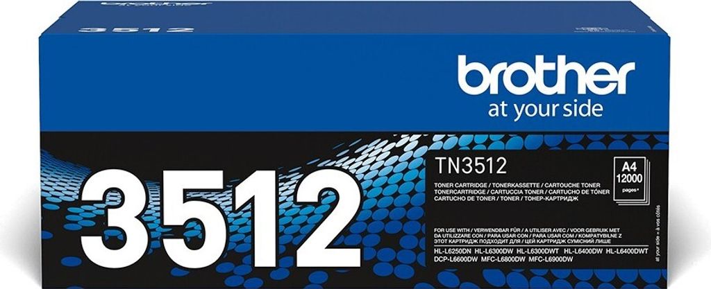 Brother TN3512 - černá - originální tonerová kazeta Obrázek produktu 