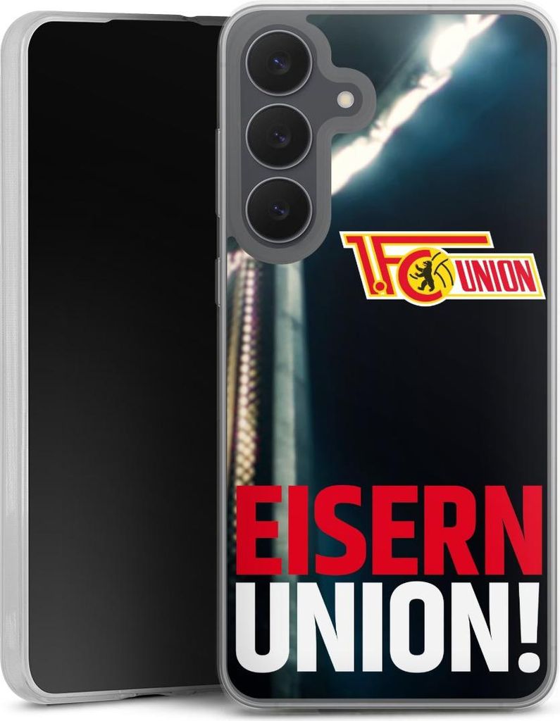 DeinDesign Slim Hülle für Samsung Galaxy S25 FE Silikon Case Ultra Dünn Handyhülle 1. FC Union Berlin Fanartikel Fußball
