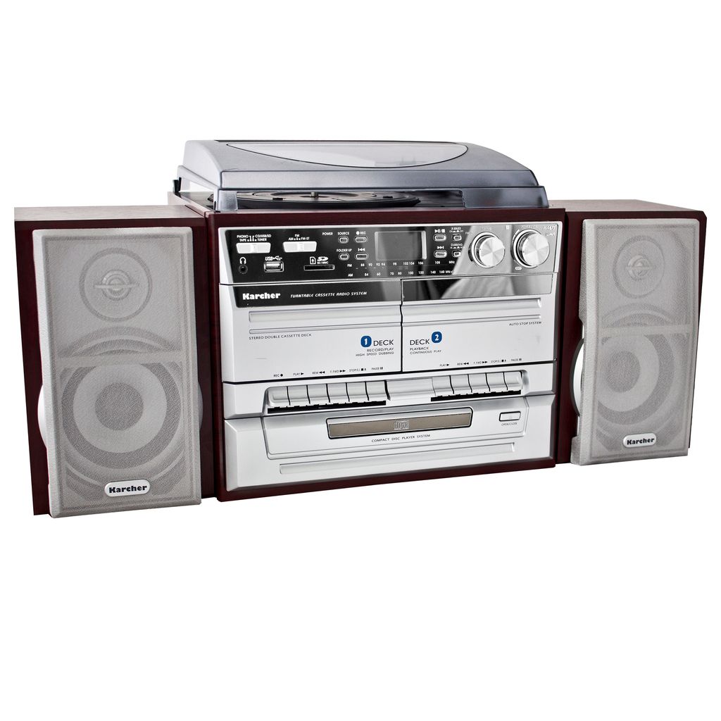Kompaktanlage Musikanlage DAB Encoding Plattenspieler Usb Kassette CD RADIO S. 