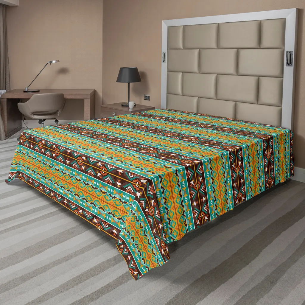 ABAKUHAUS Set copripiumino per letto singolo, ponte ferroviario Tranquil, antiacaro, adatto a chi soffre di allergie