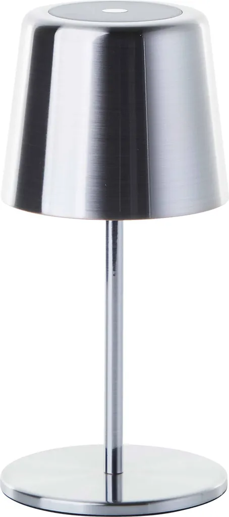 Lampe de table pour terrasse et jardin BRILLIANT Xaana LED argent IP44
