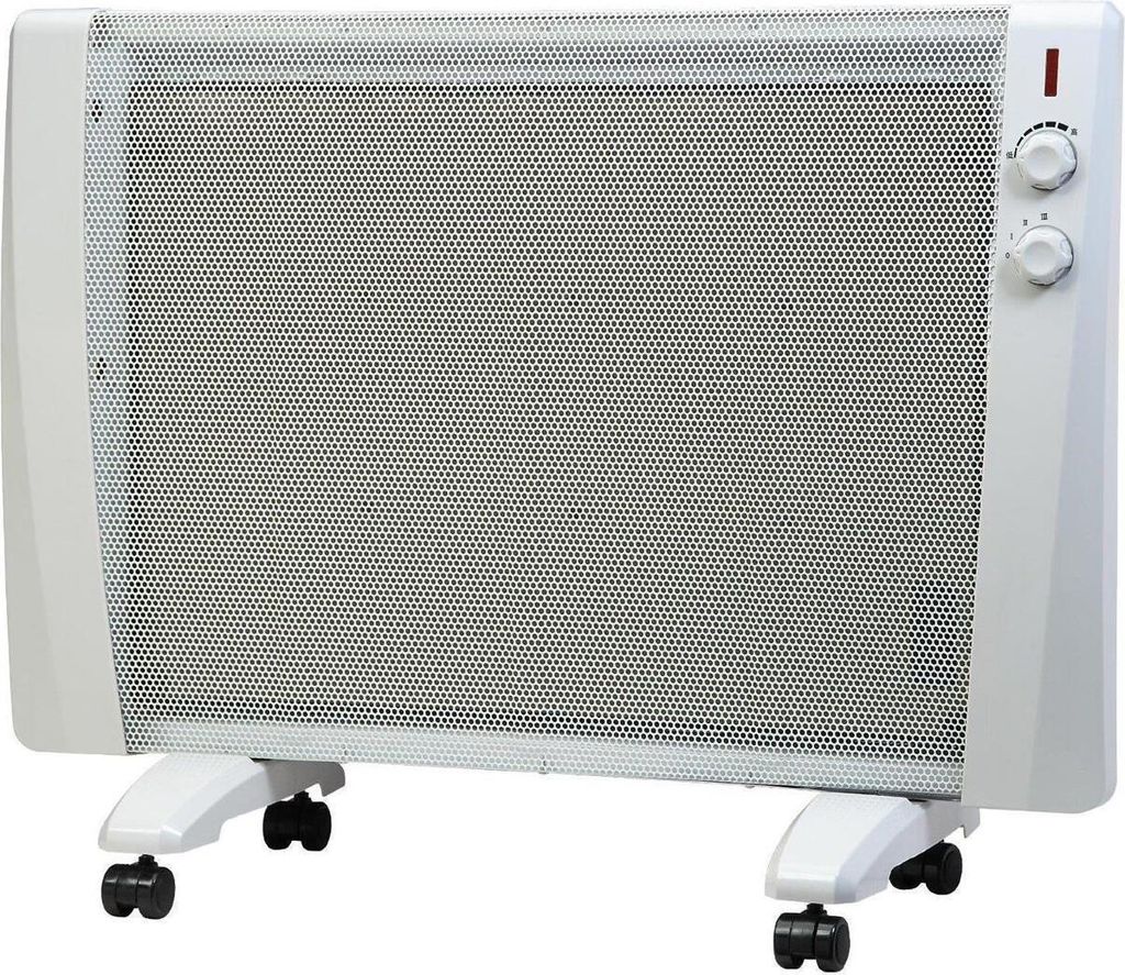 Syntrox Germany Infrarotheizung Glimpa 2400W Wärmewellenheizung weiß
