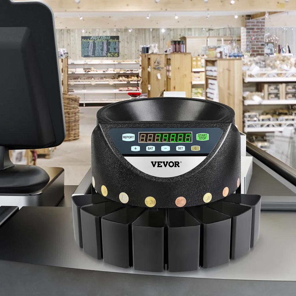 Compteuse de pièces pour métro et commerce, trieur rapide 220V Euro - 8