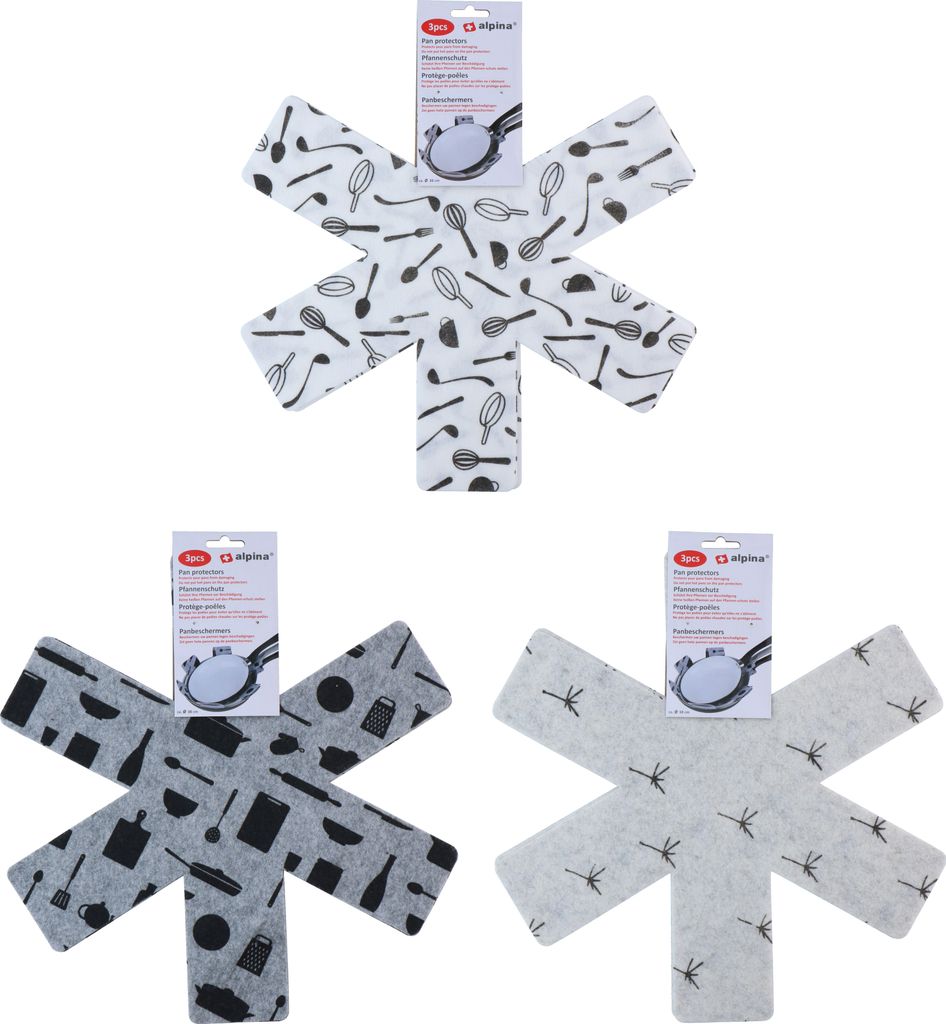 Protections Poêles Alpina Lot 3 Protections Poêles 38cm - Image du produit 