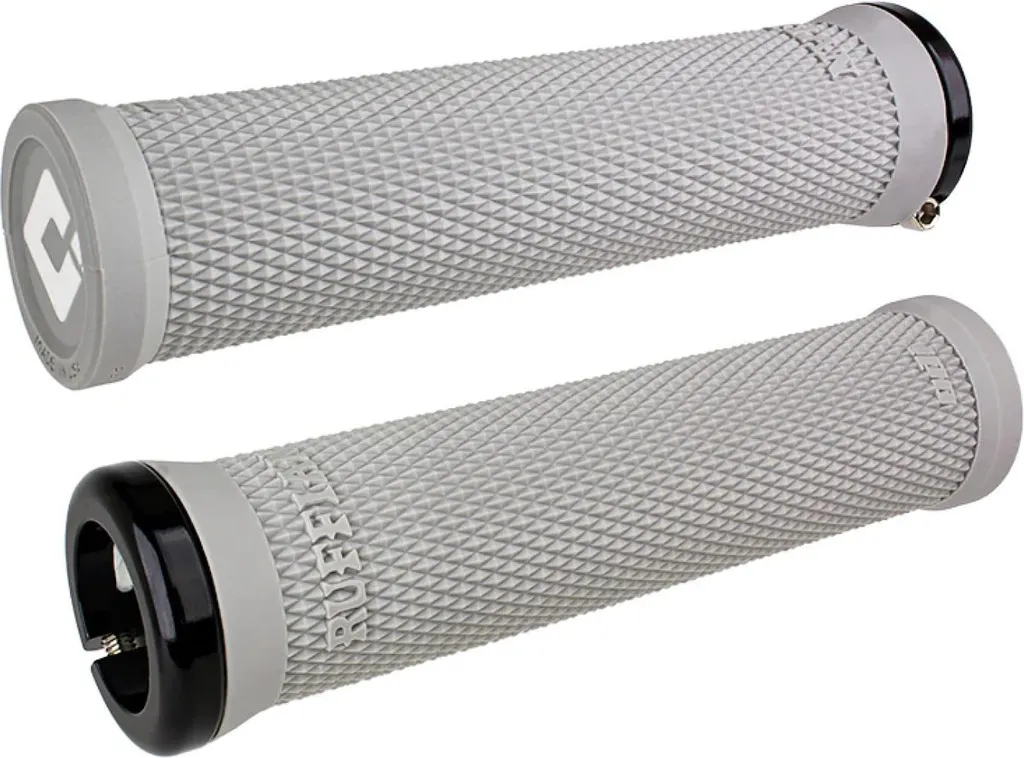 Poignées Lock-On Ruffian V2.1 Gris : Plus de Glissement de Grip VTT