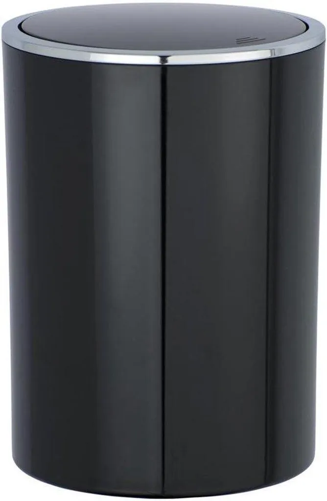 Petite poubelle de cuisine Inca Black pour tri des déchets et hygiène