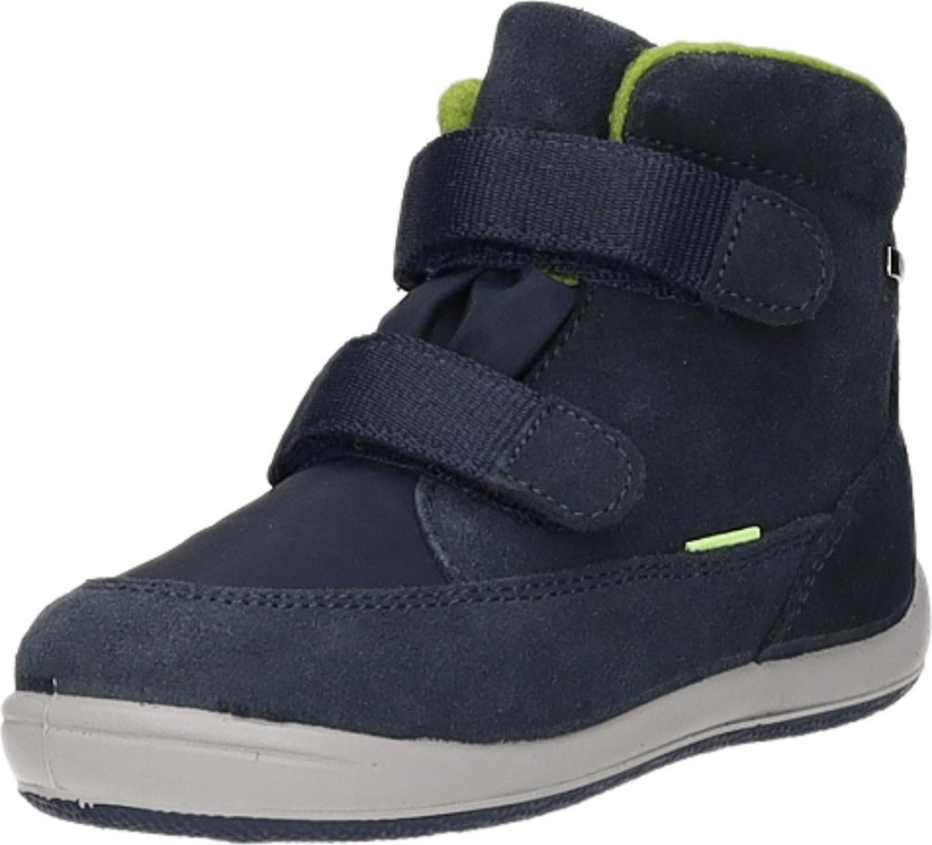 BOXX Kids Kinder-Jungen-Outdoor-Allwetterstiefel gefüttert Blau-Weiß-Grün, Farbe:blau, EU Größe:22