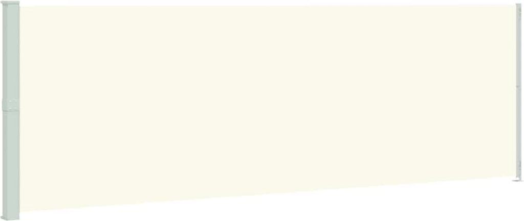 vidaXL Seitenmarkise Ausziehbar 200x600 cm Creme