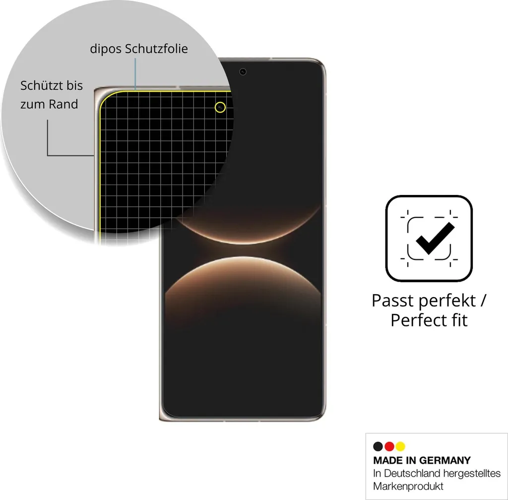 Protezione Huawei Mate X7 Opaca Anti-Urto - 2 Pezzi Screen Protector - 6