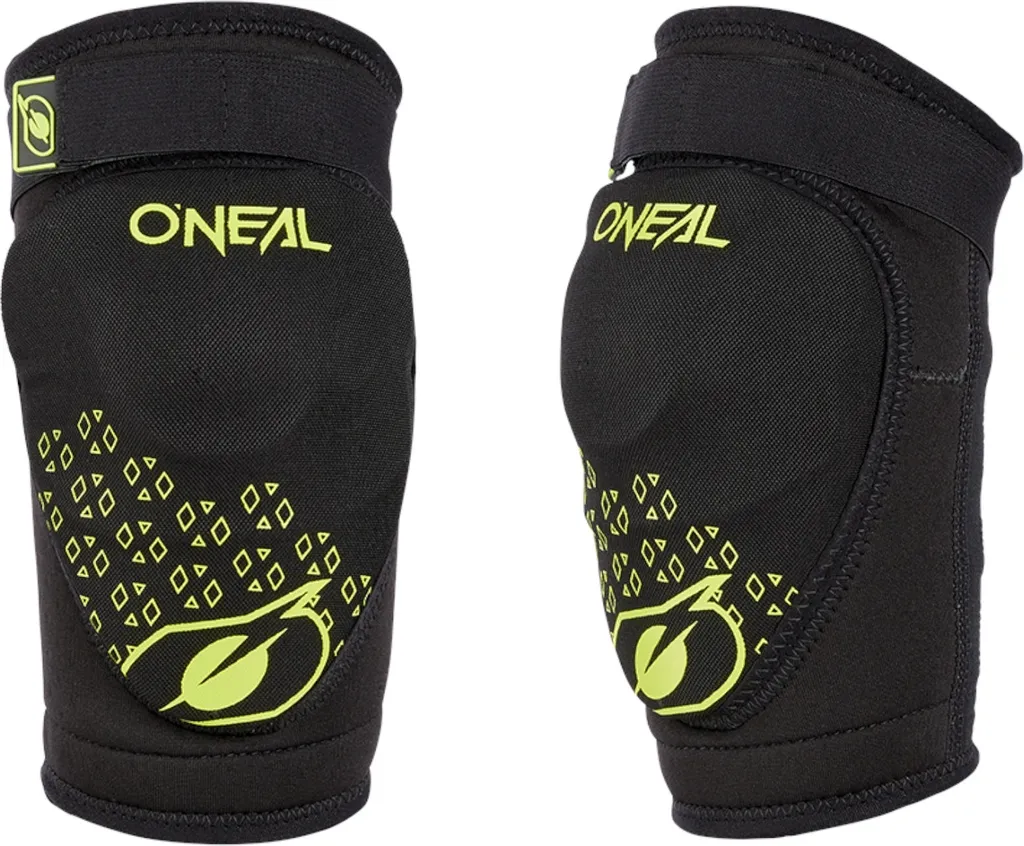 Genouillères Oneal Dirt Enfant Noir et Jaune Fluo - Taille L/XL MTB