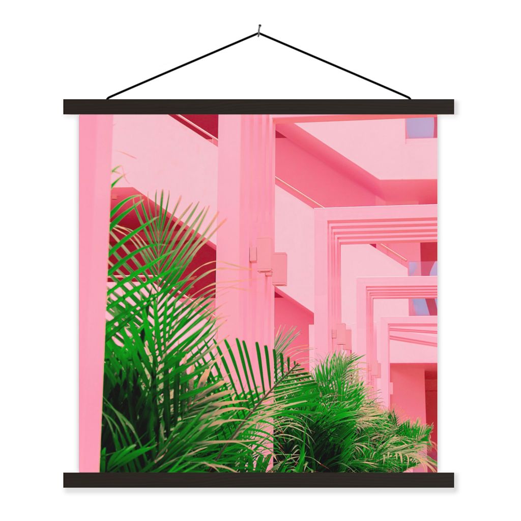 MuchoWow Textilposter Sommer - Pflanzen - Garten 40x40 cm mit schwarzem Rahmen - Fotos
