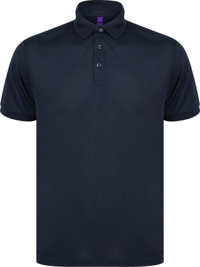 Henbury - Poloshirt für Herren/Damen Uni RW8077 (3XL) (Marineblau)