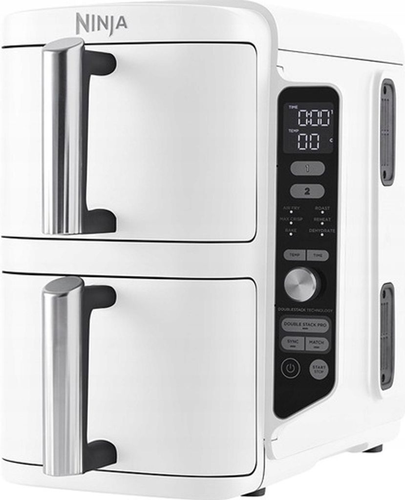 Fettfreie Friteuse Ninja Sl400Euwh 9,5L 2 Kammern 2470W 6 Programme