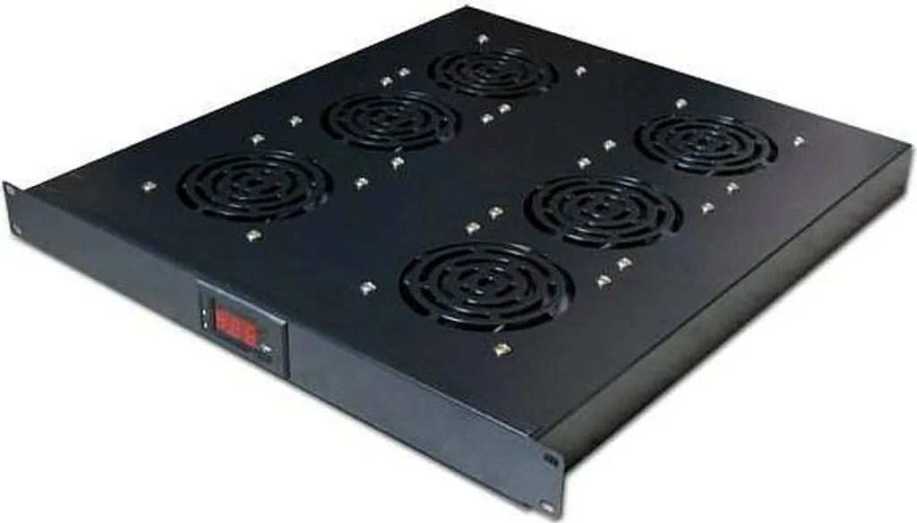 Refroidir une Baie Serveur : Unité 1U 6 Ventilateurs Thermostat 500mm
