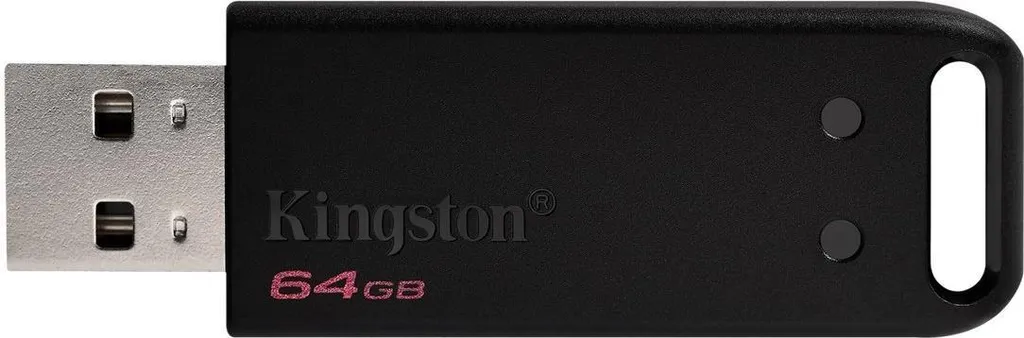 Clé USB Kingston DataTraveler 20 64GB DT20/64GBER USB 2.0 Noir Classique