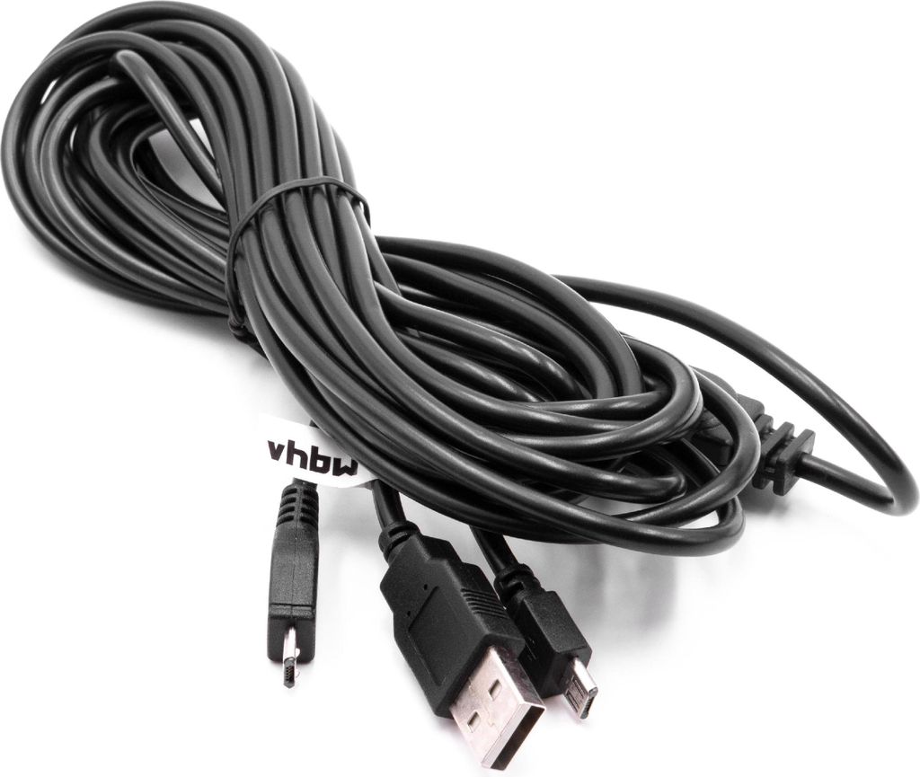 vhbw USB-Ladekabel kompatibel mit Sony PS4 DualShock 4 Produktbild 