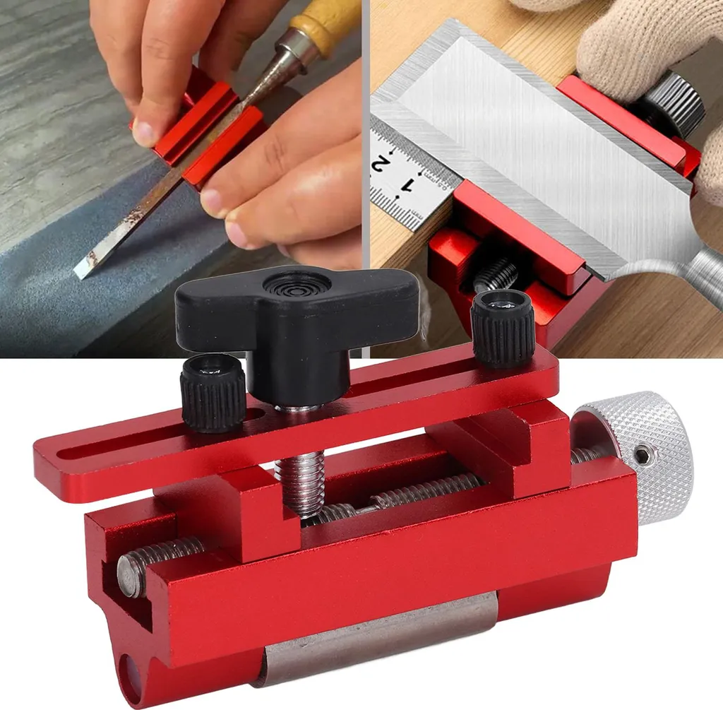 Aiguiseur à angle fixe pour ciseaux à bois, support de meule en acier - 12