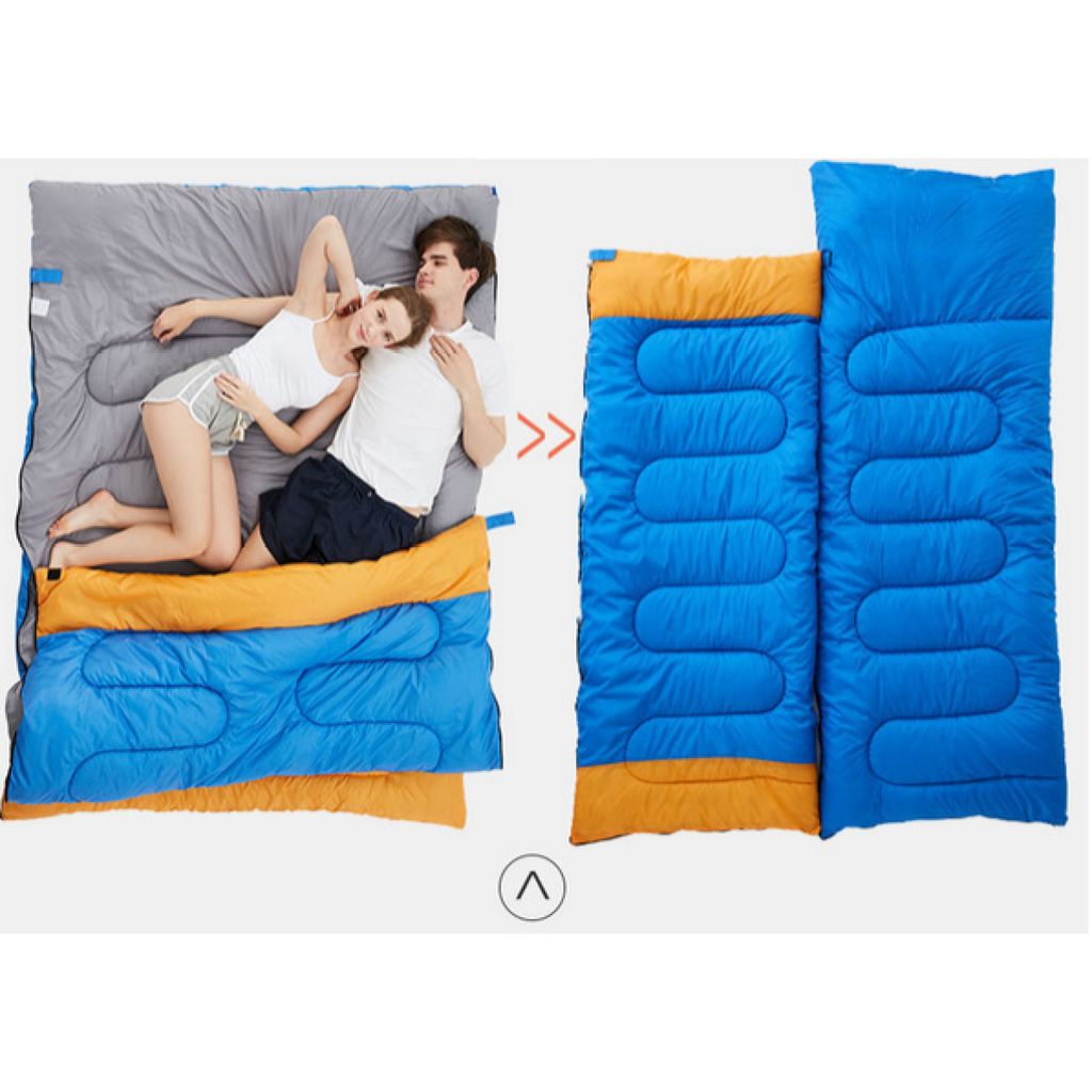 Deckenschlafsack Winter Erwachsene fr 2 Personen, fr