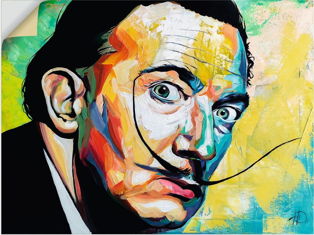 ARTland Wandbild, selbstklebend Salvador Dalí Größe: 80x60 cm