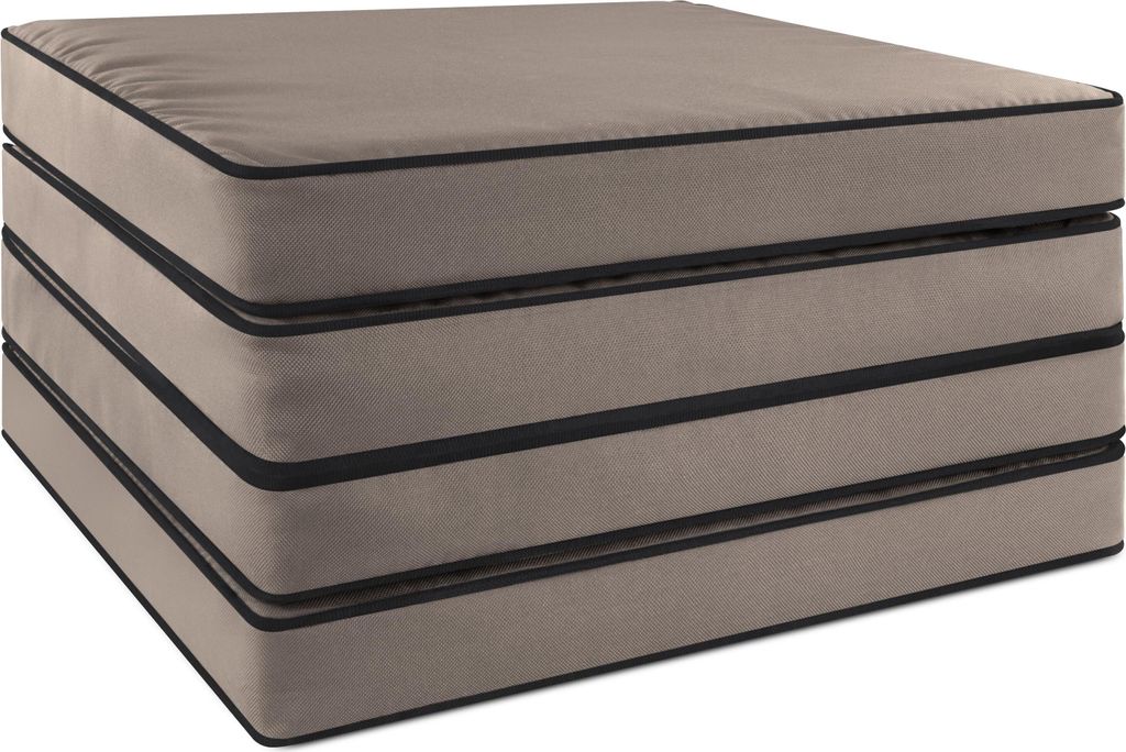 4er Set Stuhlkissen 40x40 cm 5 cm dick wasserdicht mit Produktbild 