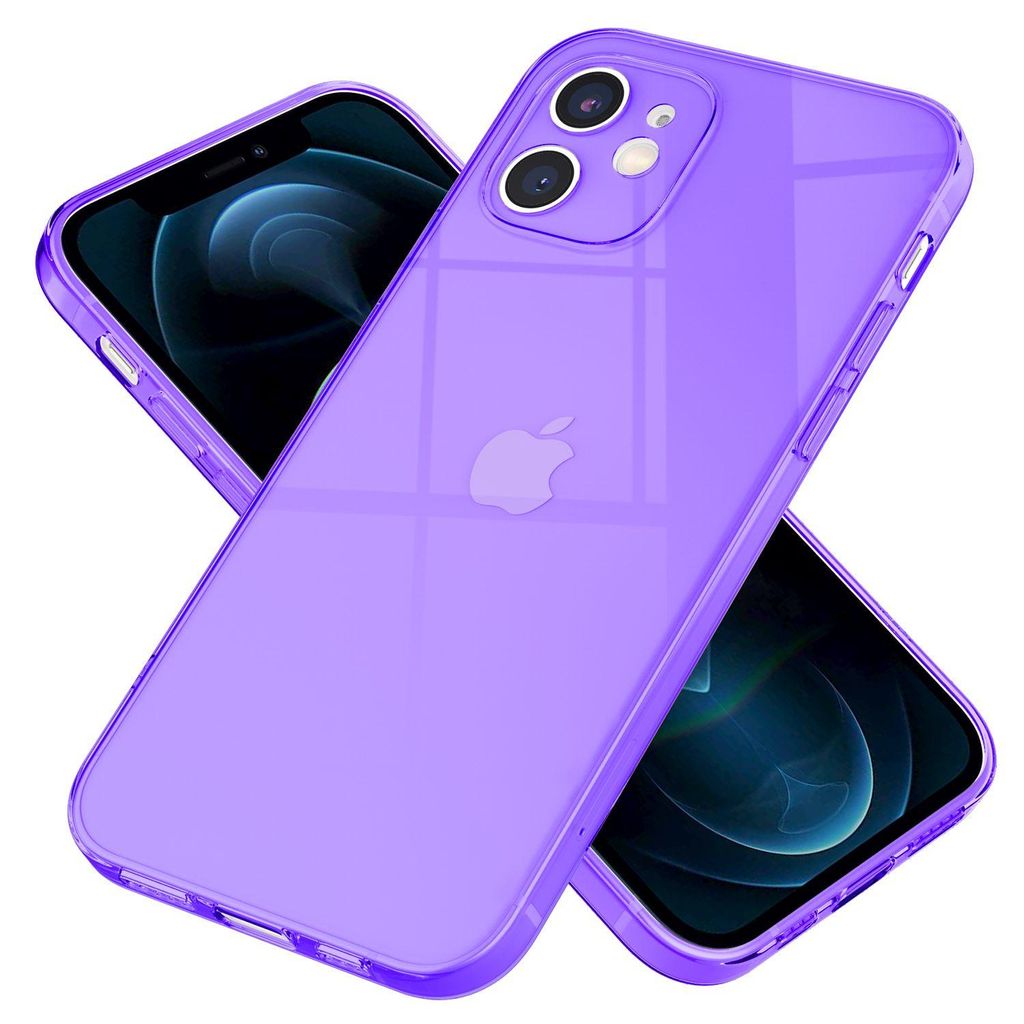 NALIA Klare Neon Handy Hülle für iPhone 12 Mini, Bunt Produktbild 