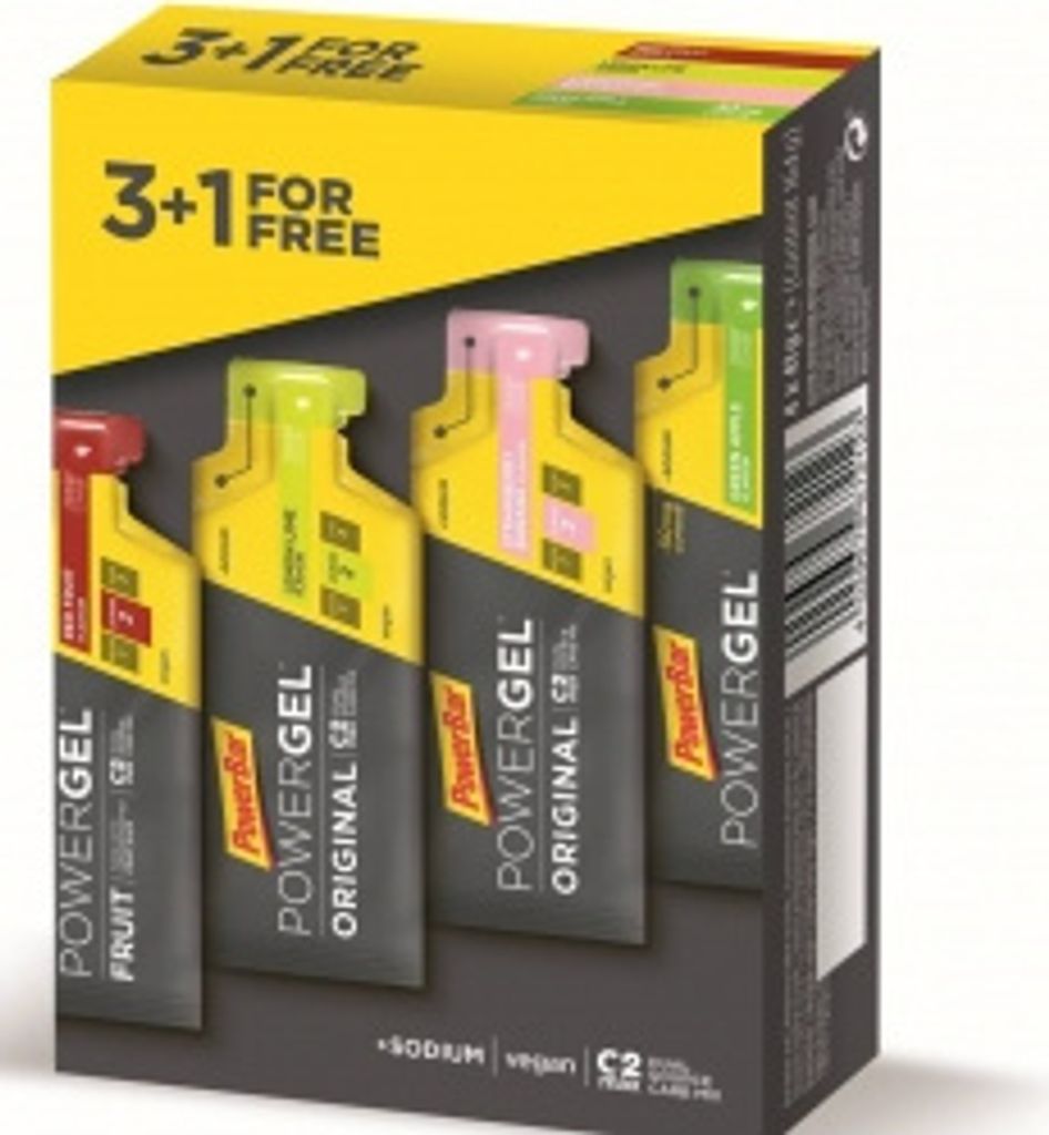 Powerbar powergel original multiflavour 3+1