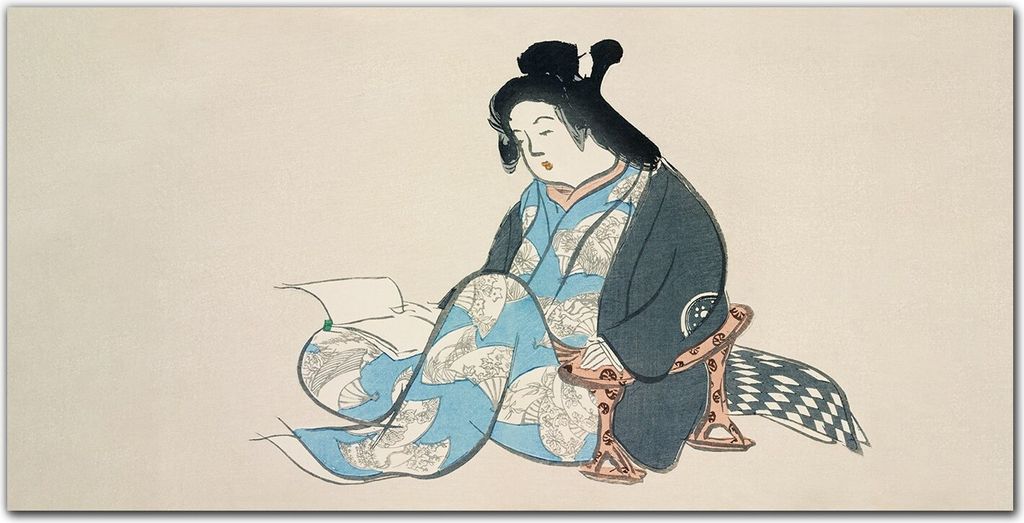 Coloray Bild aus Acryl 140 cm x 70 cm - Wanddekoration Wohnzimmer Bild auf Acrylglas Gehärtetes Acryl Dekoration Küche - Frauen-Kimono