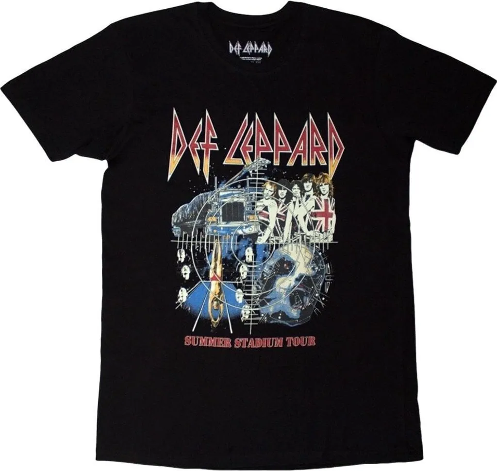 T-shirt de concert Def Leppard Summer Stadium Tour - Top Rock Homme