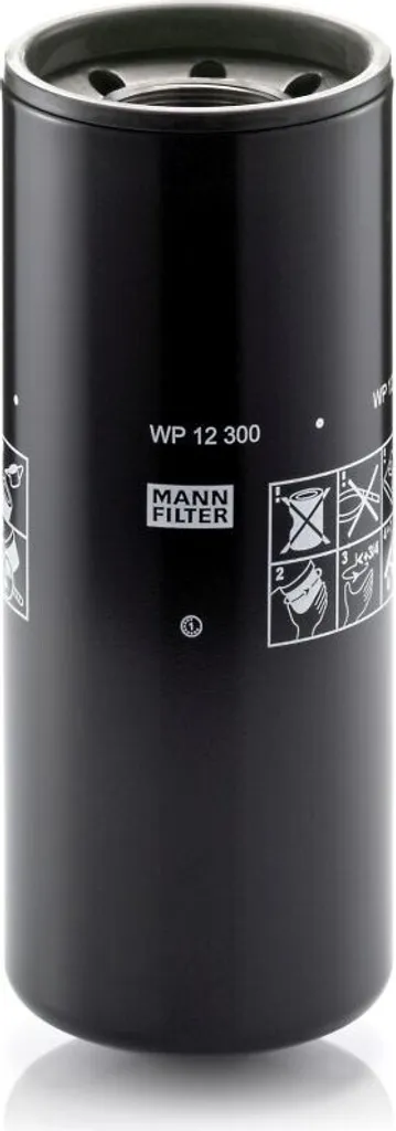 MANN-FILTER WP 12 300 Filtre à Huile avec Média Filtrant Haute Capacité