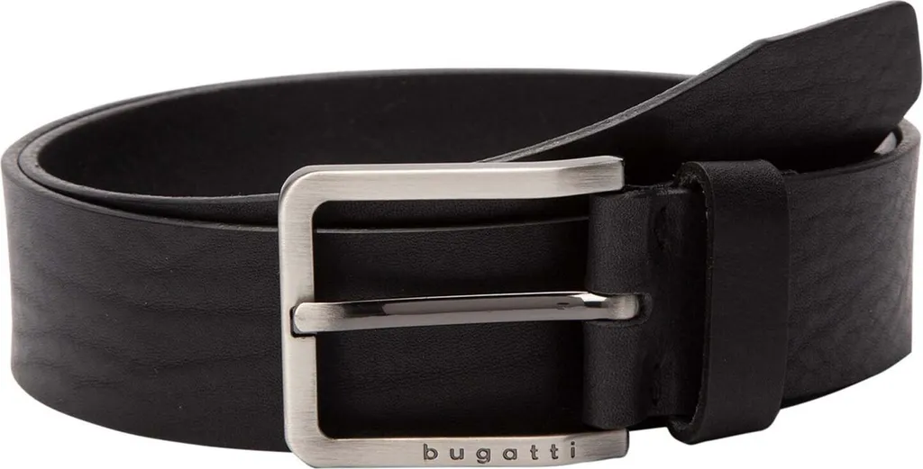 Cintura bugatti Uomo Pelle Nera W100 - Comfort e Stile Ogni Giorno