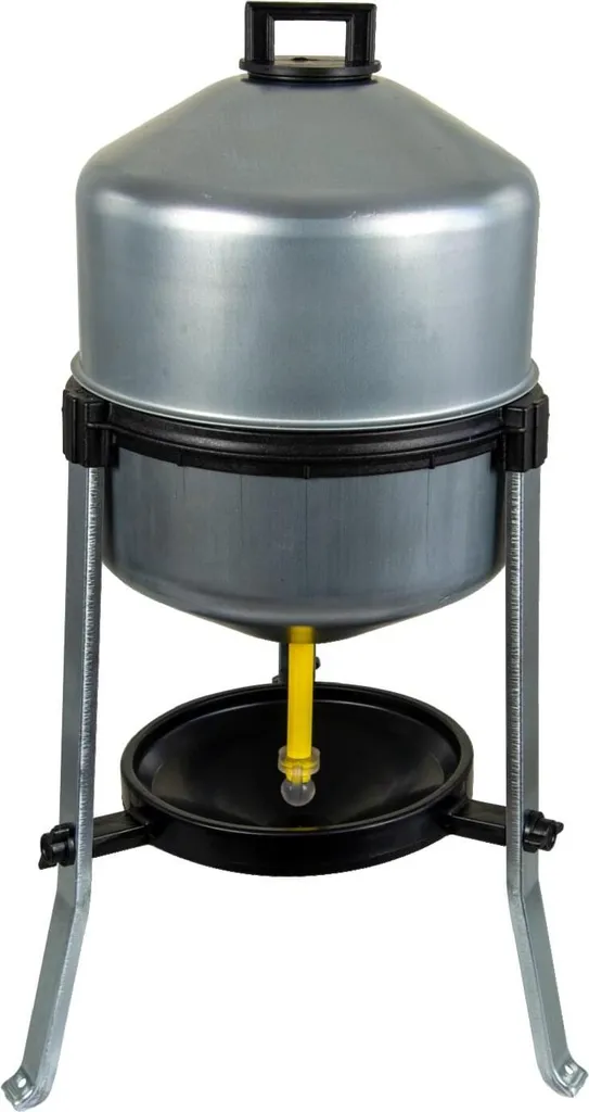 Abreuvoir Poule Automatique 21 Litres - Distributeur Eau Volaille Métal