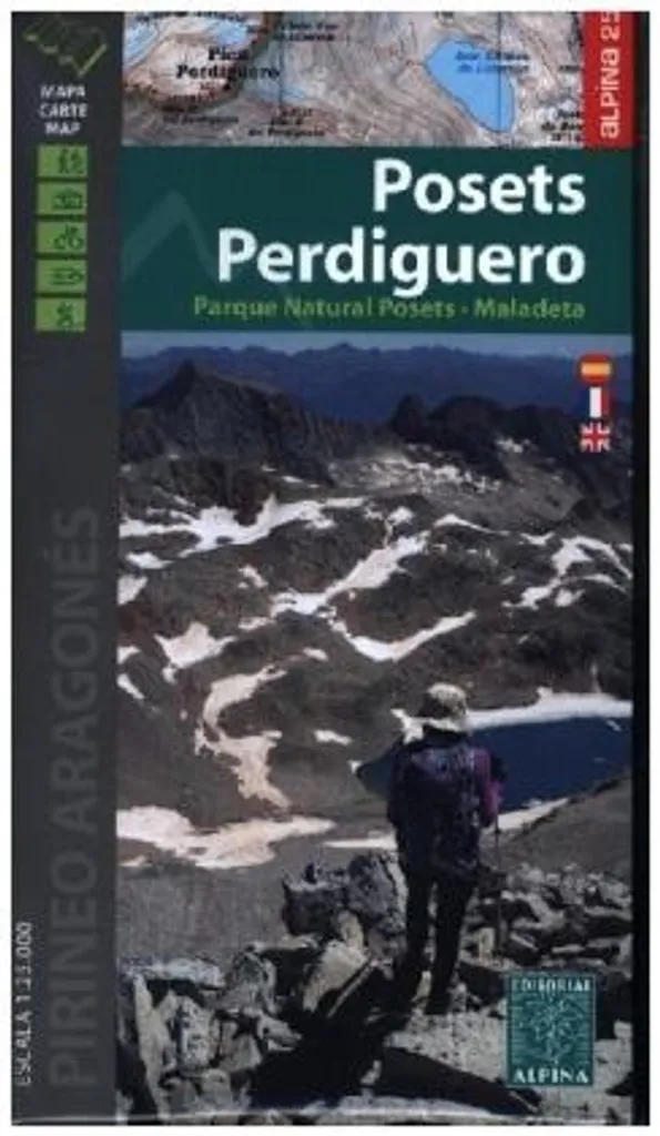 Carte Topographique Posets-Perdiguero Ultra-Résistante et GPS