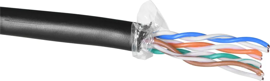 Câble LAN Cat5e 305m pour Installation Réseau Extérieure et Vidéosurveillance