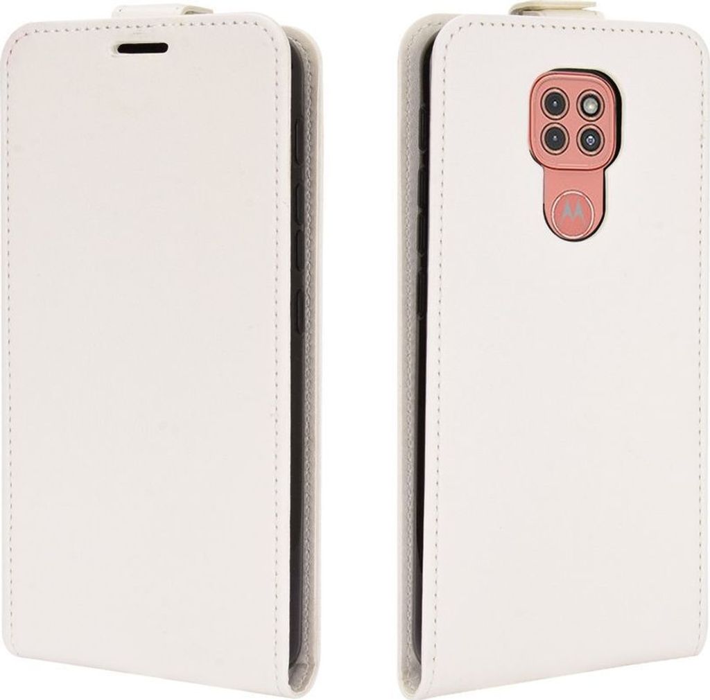 Mobigear Motorola Moto G9 Play Hülle Flipcase - Weiß