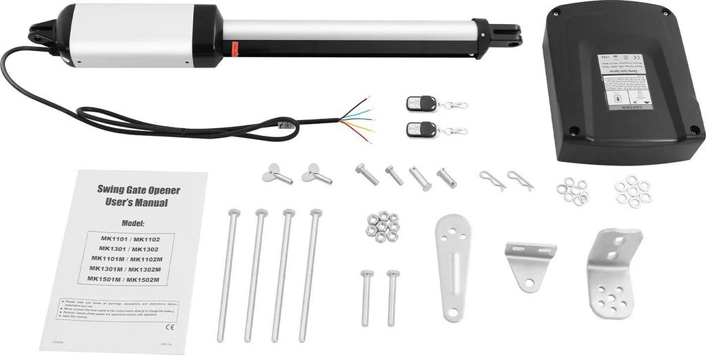 Automatischer Toröffner - Elektrischer Torantrieb - Intelligente Steuerung - Einstellbarer Timer - Einfache Montage - Weiß
