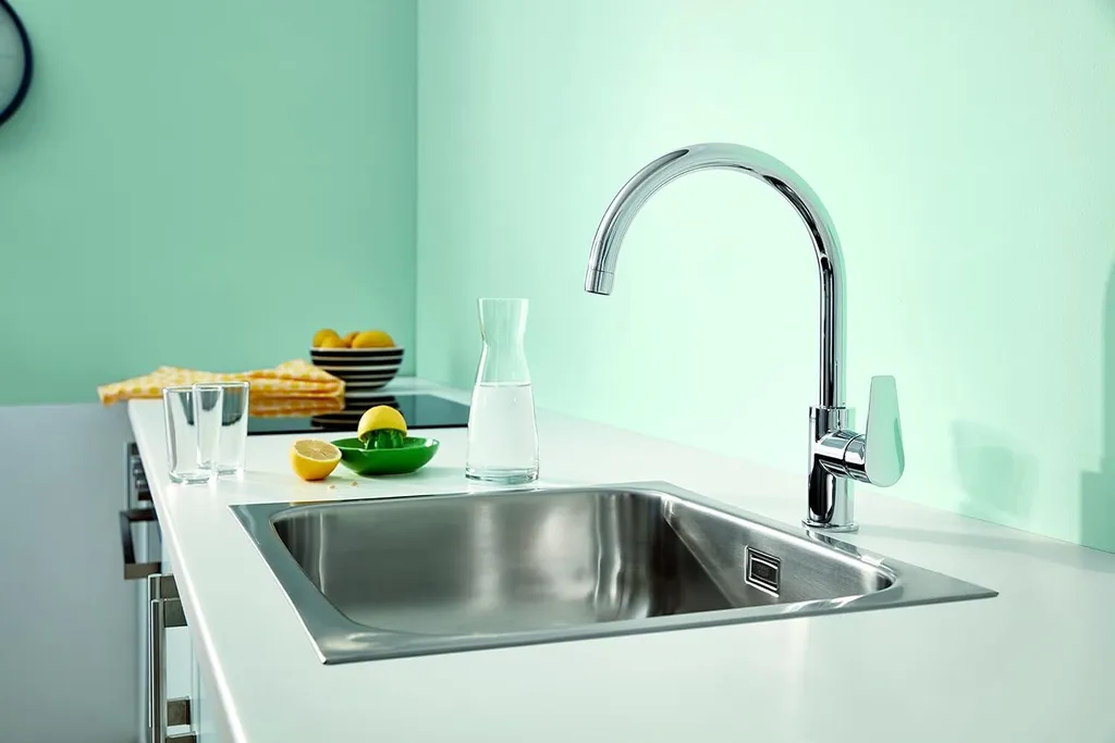 Mitigeur évier GROHE StartEdge Chrome 4005176728068 avec bec pivotant