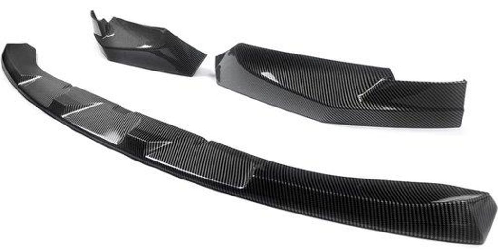 Frontspoiler Lip Splitter – 3-teilig – Gloss Schwarz – Für BMW G80 M3 / G82 G83 M4 (2021–2022) – Autozubehör