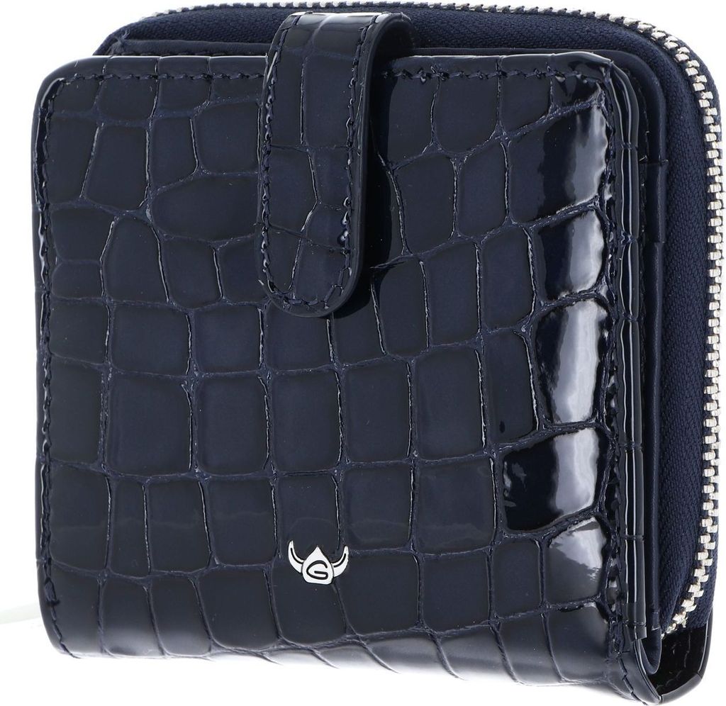 Golden Head Geldbörse Cayenne RFID Protect Petite Billfold Coin Wallet with Snap Closure Nightblue dunkelblau