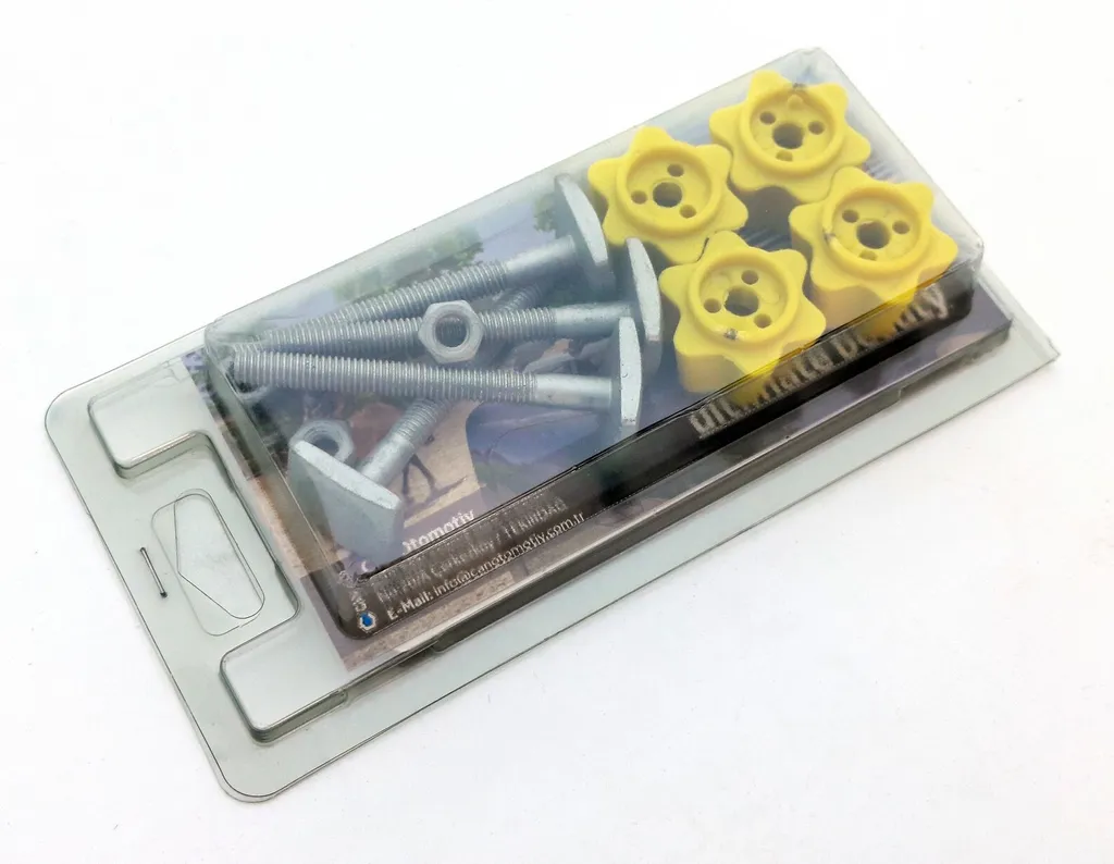 Accessori Turtle M6 x 60 Bullone a T - Kit Fissaggio Carichi Pesanti